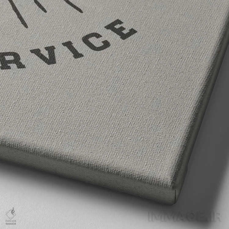 تابلو دنیای تازه اثر طراحی CAD (استودیو طراحی دیجیتال) - نمای نزدیک بافت بوم