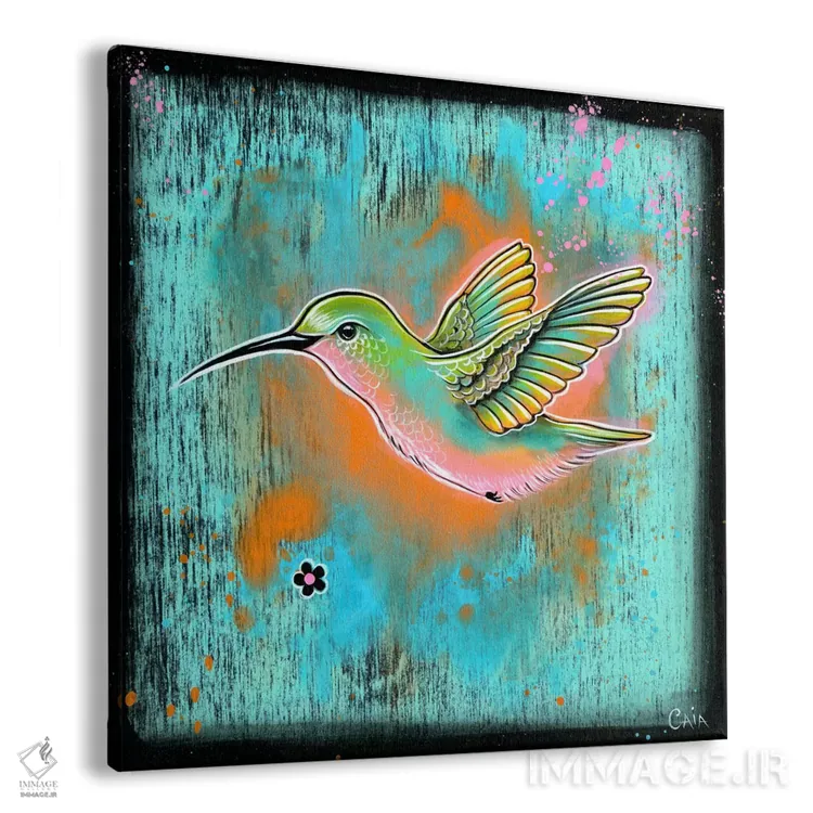 تابلو هدف پرندهوار اثر کایا کوپمن - نمای پرسپکتیو محصول