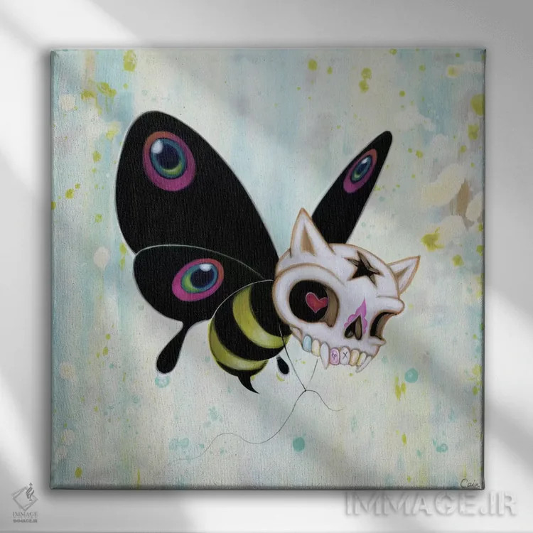 تابلو زنبور بد اثر کایا کوپمن - نمای روبهرو روی دیوار