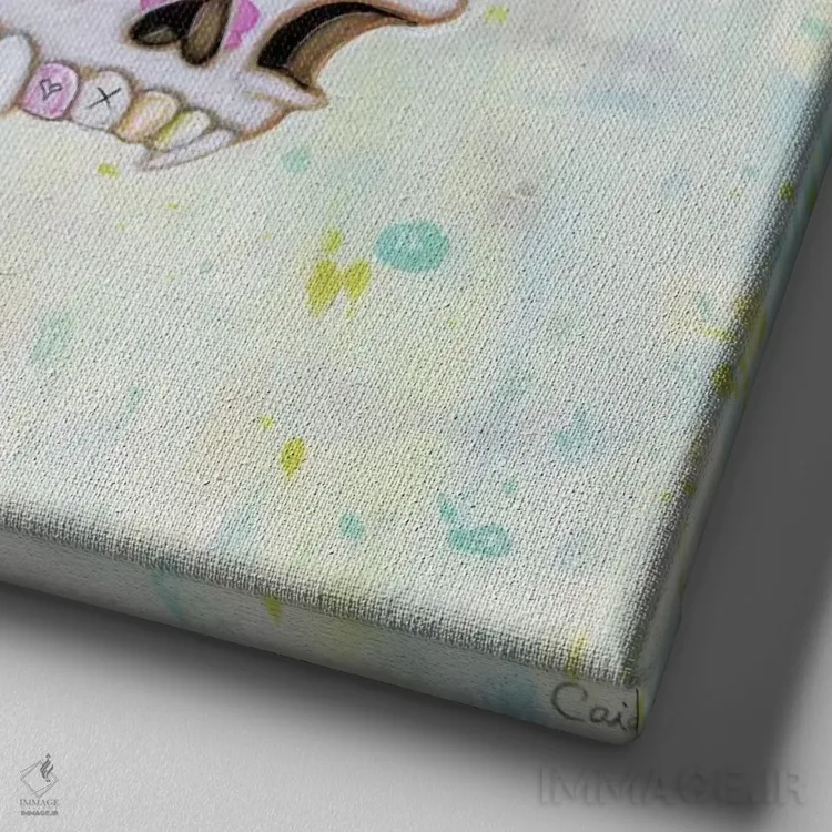 تابلو زنبور بد اثر کایا کوپمن - نمای نزدیک بافت بوم