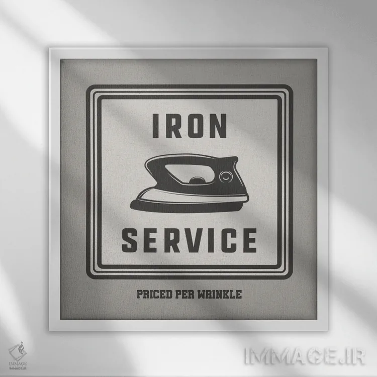 تابلو خدمات اتوکشی اثر طراحی CAD (استودیو طراحی دیجیتال) - نمای قابدار سفید