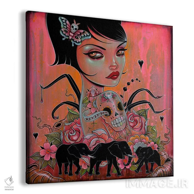 تابلو فیلها را به یاد آور اثر کایا کوپمن - نمای پرسپکتیو محصول