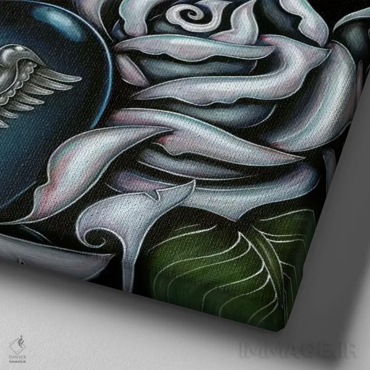 تابلو Monk,جزئیات شهدخوار هاوایی، راهب اثر کایا کوپمن - نمای نزدیک بافت بوم