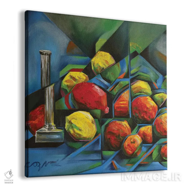 تابلو میوههای انتزاعی اثر کُرنه آکرز - نمای پرسپکتیو محصول