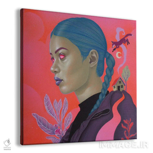 تابلو هیراِت (دلتنگی به خانهٔ ازدسترفته، واژه اهل ولز) اثر کایا کوپمن - نمای پرسپکتیو محصول