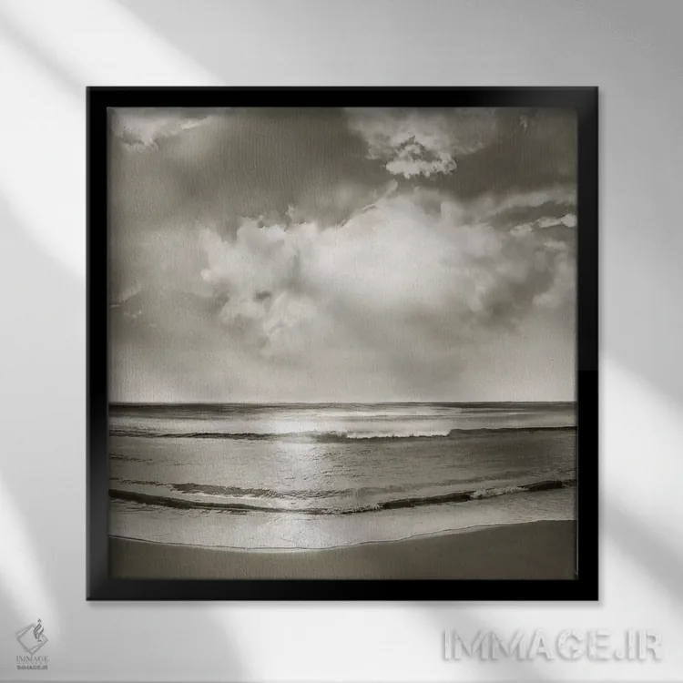 تابلو بینهایت اثر مایک کالاسیبتا - نمای قابدار مشکی