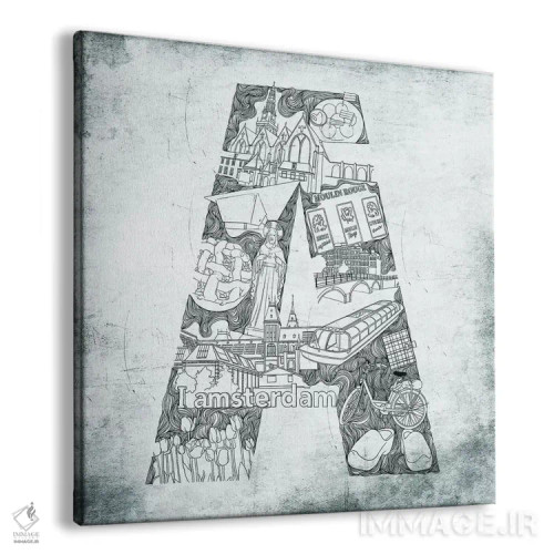 تابلو آمستردام اثر فایو بای فایو کالکتیو - نمای پرسپکتیو محصول