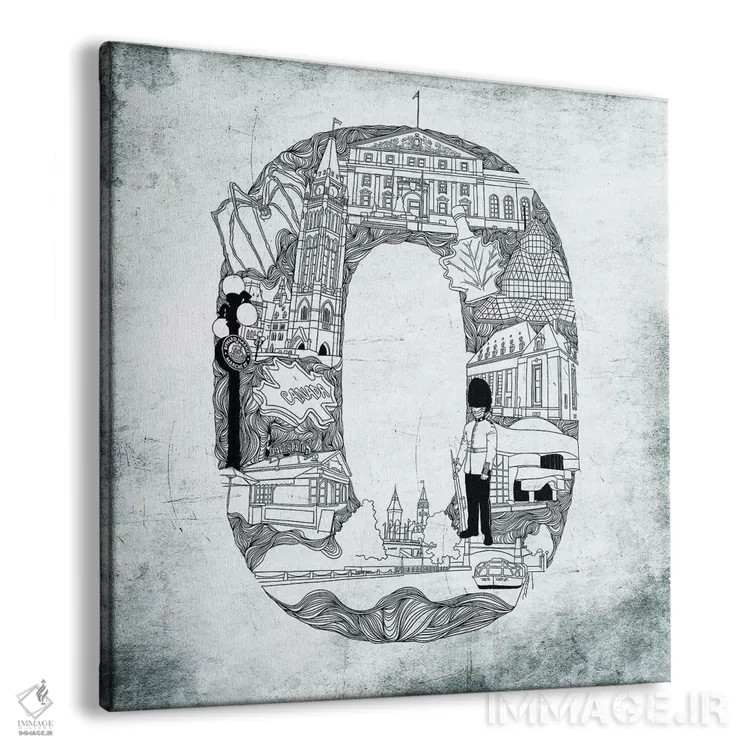 تابلو اتاوا اثر فایو بای فایو کالکتیو - نمای پرسپکتیو محصول