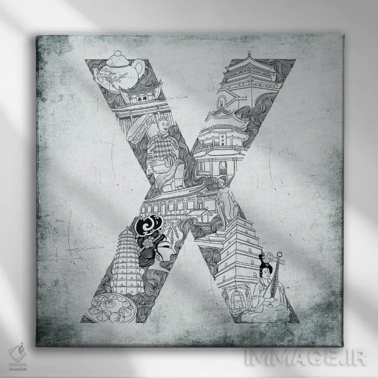 تابلو شیآن (چین) اثر فایو بای فایو کالکتیو - نمای روبهرو روی دیوار