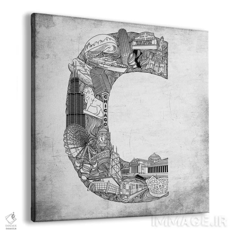 تابلو شیکاگو اثر فایو بای فایو کالکتیو - نمای پرسپکتیو محصول