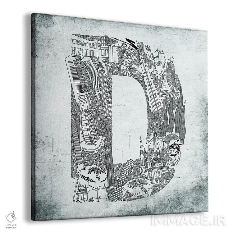 تابلو دبی اثر فایو بای فایو کالکتیو - نمای پرسپکتیو محصول