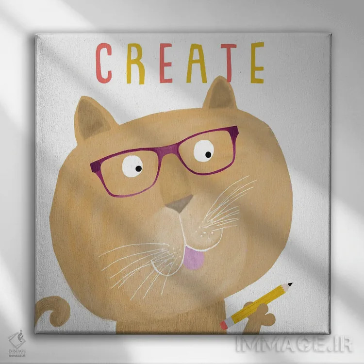 تابلو خلق کن اثر کارلا دالی - نمای روبهرو روی دیوار