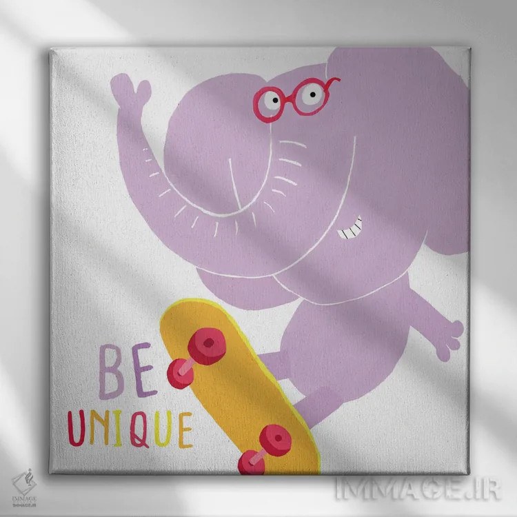 تابلو منحصربهفرد باش اثر کارلا دالی - نمای روبهرو روی دیوار