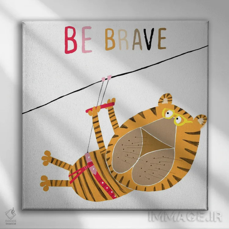 تابلو شجاع باش اثر کارلا دالی - نمای روبهرو روی دیوار