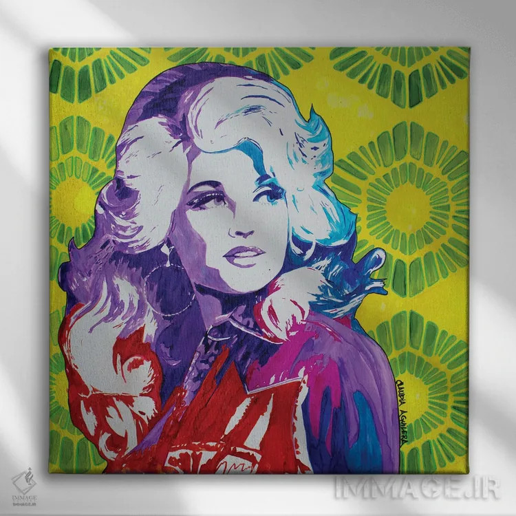 تابلو پالتوی رنگارنگ من اثر کلودیا آگیلرا - نمای روبهرو روی دیوار