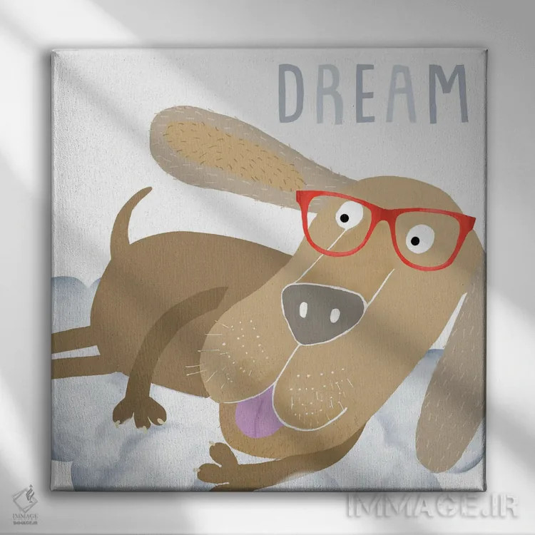 تابلو رویاپردازی کن اثر کارلا دالی - نمای روبهرو روی دیوار