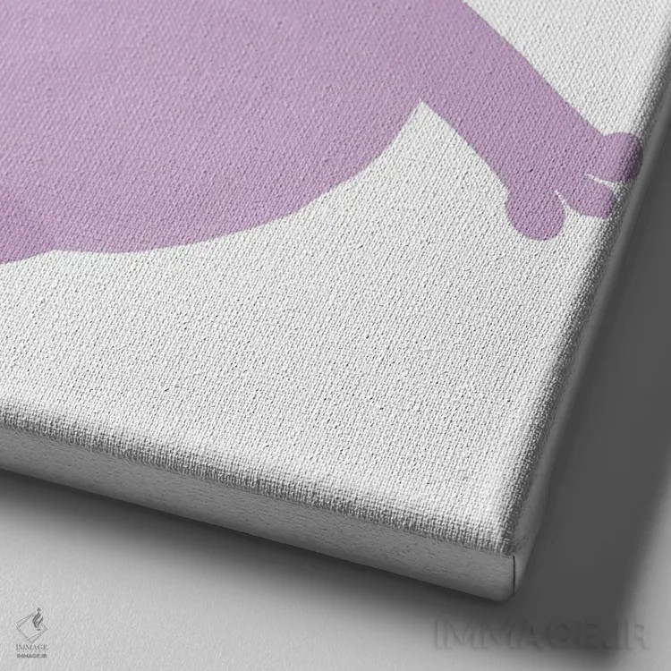 تابلو منحصربهفرد باش اثر کارلا دالی - نمای نزدیک بافت بوم