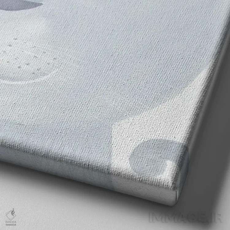 تابلو اکتشاف کن اثر کارلا دالی - نمای نزدیک بافت بوم