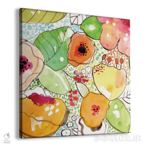 تابلو گلهای موزاییکی اثر کایِنا بلانکا - نمای پرسپکتیو محصول