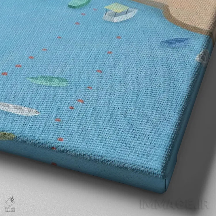 تابلو ورناتزا ایتالیا اثر کارلا دالی - نمای نزدیک بافت بوم