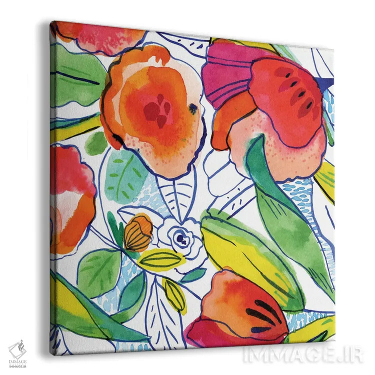 تابلو تروپیکالیا اثر کایِنا بلانکا - نمای پرسپکتیو محصول