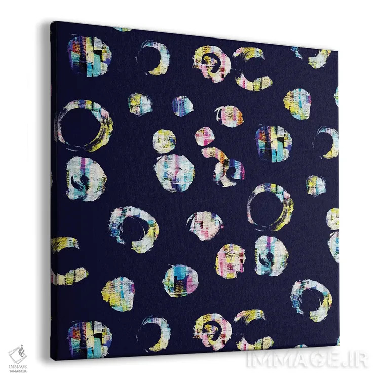 تابلو انتزاعی (آبستره) اثر کایِنا بلانکا - نمای پرسپکتیو محصول