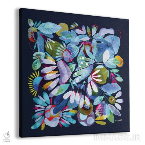 تابلو بوم گلها (قسمت اول) اثر کایِنا بلانکا - نمای پرسپکتیو محصول