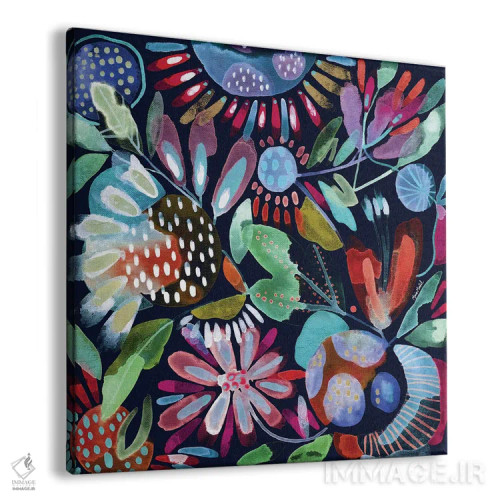 تابلو بوم گلها (قسمت سوم) اثر کایِنا بلانکا - نمای پرسپکتیو محصول