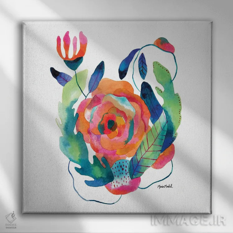 تابلو تعادل اثر کایِنا بلانکا - نمای روبهرو روی دیوار