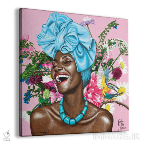 تابلو عشق همانند مواد مخدر است اثر کریستین بییر - نمای پرسپکتیو محصول