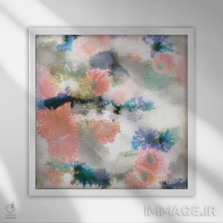 تابلو مرجانها اثر کایِنا بلانکا - نمای قابدار سفید