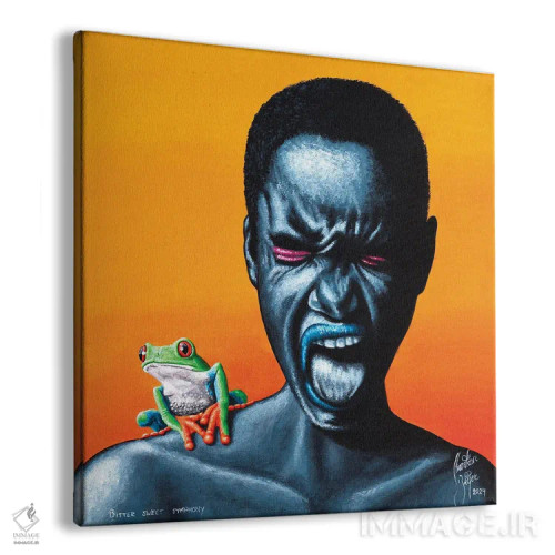 تابلو تلخ و شیرین اثر کریستین بییر - نمای پرسپکتیو محصول