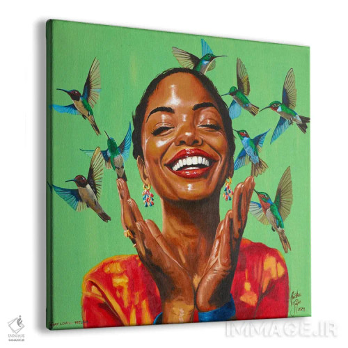 تابلو آن حس عاشقانه اثر کریستین بییر - نمای پرسپکتیو محصول