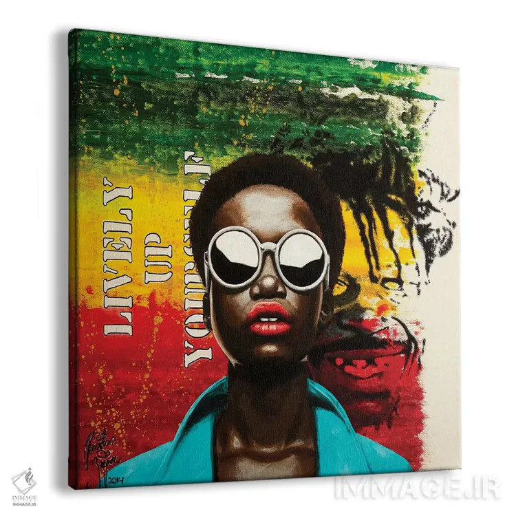 تابلو خودت را شاداب کن اثر کریستین بییر - نمای پرسپکتیو محصول