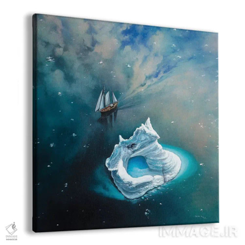 تابلو پرواز در آسمان اثر کالر بای فلیکز (نام هنرمند) - نمای پرسپکتیو محصول