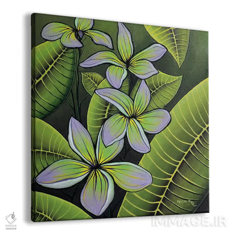 تابلو گیاهان مناطق گرمسیری اثر کالر بای فلیکز (نام هنرمند) - نمای پرسپکتیو محصول