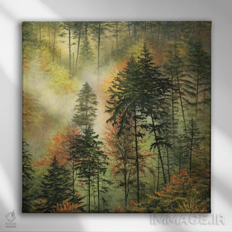 تابلو شکوه شمال غربی اثر کالر بای فلیکز (نام هنرمند) - نمای روبهرو روی دیوار