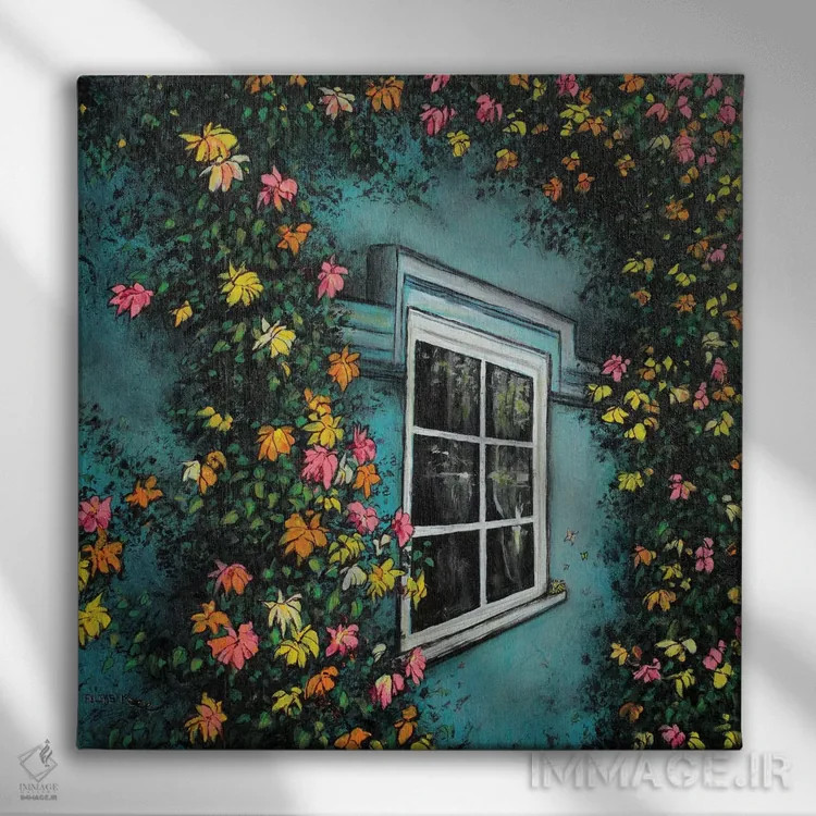 تابلو در هارمونی اثر کالر بای فلیکز (نام هنرمند) - نمای روبهرو روی دیوار