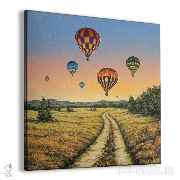 تابلو دشت رویاها اثر کالر بای فلیکز (نام هنرمند) - نمای پرسپکتیو محصول