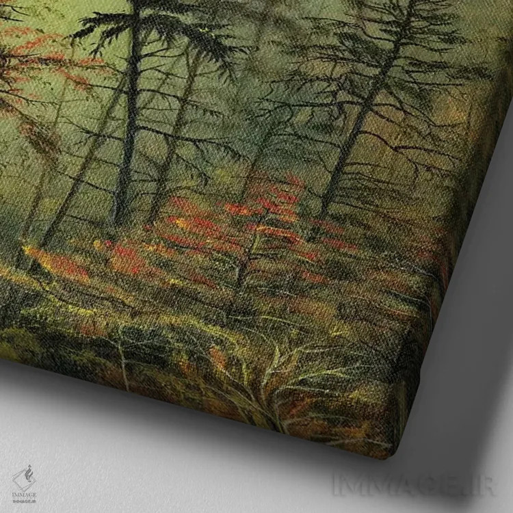 تابلو شکوه شمال غربی اثر کالر بای فلیکز (نام هنرمند) - نمای نزدیک بافت بوم