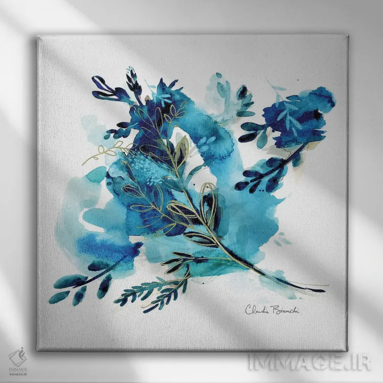 تابلو شبنم صبحگاهی اثر کلودیا بیانکی - نمای روبهرو روی دیوار