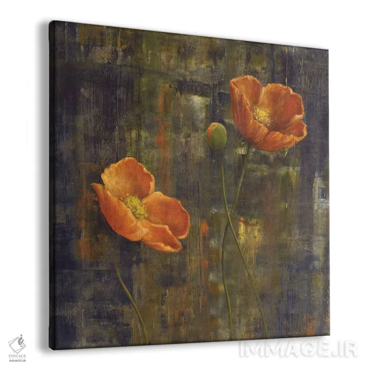 تابلو شقایق ایسلندی ۱ اثر کارول بلک - نمای پرسپکتیو محصول