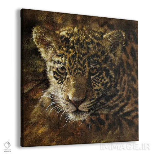 تابلو توله جگوار اثر کالین بوگل - نمای پرسپکتیو محصول