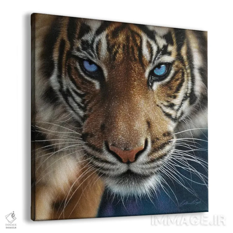 تابلو ببر اثر کالین بوگل - نمای پرسپکتیو محصول