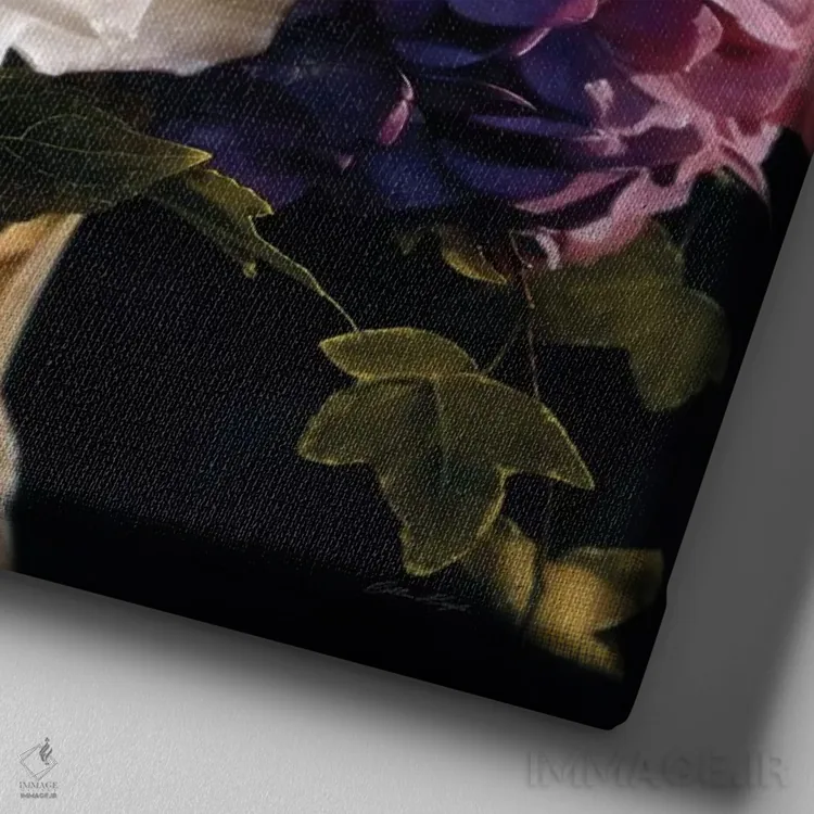 تابلو رخشندگی در شکوفایی اثر کالین بوگل - نمای نزدیک بافت بوم