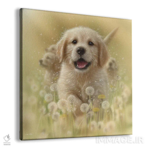 تابلو قاصدکها اثر کالین بوگل - نمای پرسپکتیو محصول