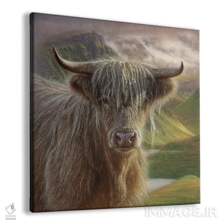 تابلو آبنبات کرهای (باتر اسکاچ) اثر کالین بوگل - نمای پرسپکتیو محصول