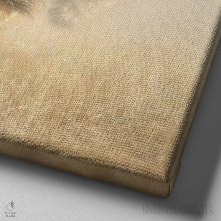 تابلو غبارم را بخور (اصطلاح برای پشت سر ماندن) اثر کالین بوگل - نمای نزدیک بافت بوم