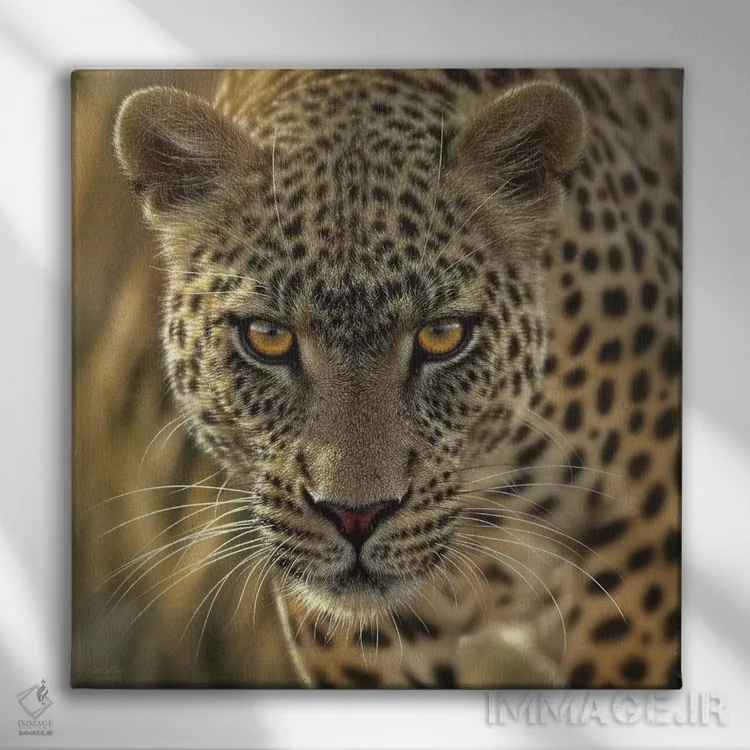 تابلو در تعقیب شکار اثر کالین بوگل - نمای روبهرو روی دیوار