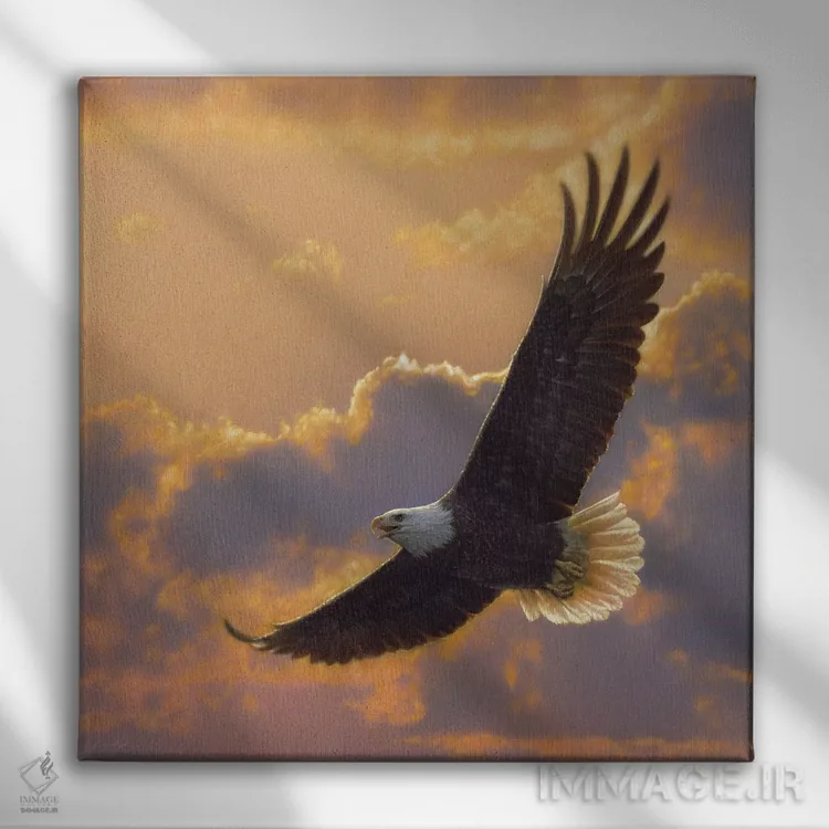 تابلو روح اوجگیرنده اثر کالین بوگل - نمای روبهرو روی دیوار